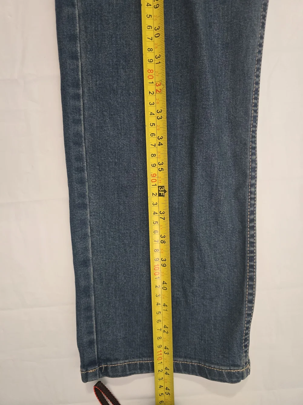 Scott Barber Straight Fit Medium Wash Blue Denim Stretch 5Pocket Jeans 34x34 NWT